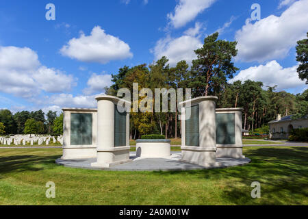 Die Brookwood 1914-1918 Memorial in der Soldatenfriedhöfe bei Brookwood Friedhof, Pirbright, Woking, Surrey, Südosten, England, Grossbritannien Stockfoto