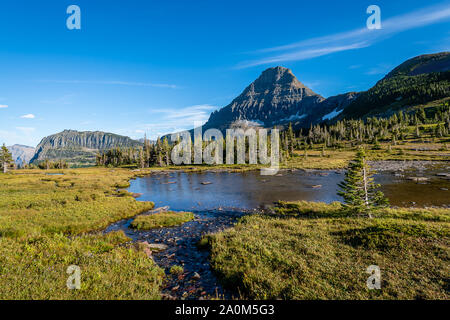 Hidden Lake Trail Stockfoto