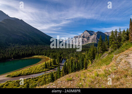 Grinnell Glacier Trail, Glacier National Park Stockfoto