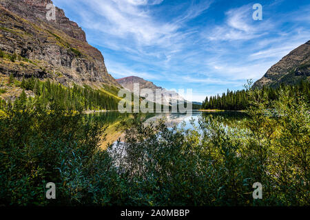 Glacier National Park Lake Josephine Stockfoto