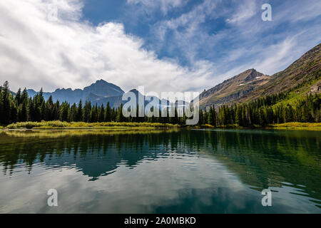 Glacier National Park Lake Josephine Stockfoto