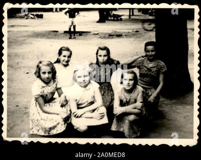Polnische Mädchen von 1950 s Stockfoto