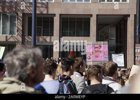 Klimaprotest vor dem Ratsgebäude der Stadt Dortmund Stockfoto