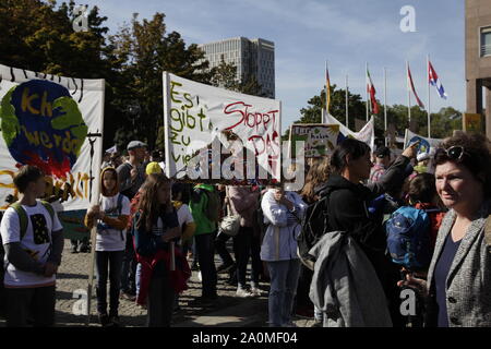 Klimaprotest vor dem Ratsgebäude der Stadt Dortmund Stockfoto