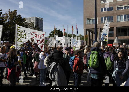 Klimaprotest vor dem Ratsgebäude der Stadt Dortmund Stockfoto