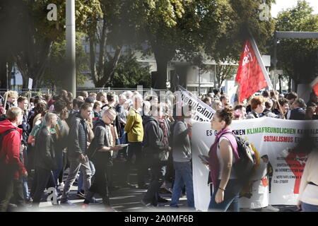 Klimaprotest vor dem Ratsgebäude der Stadt Dortmund Stockfoto