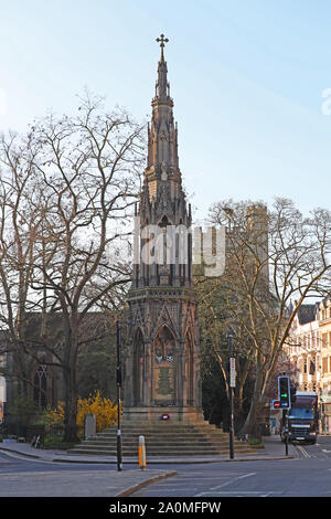 Märtyrer' Memorial in St. Giles' Oxford errichtet 1838 zur Erinnerung an das 16. Jahrhundert zurückverfolgen. Die protestantische Bischöfe Cranmer, Latimer und Ridley Stockfoto