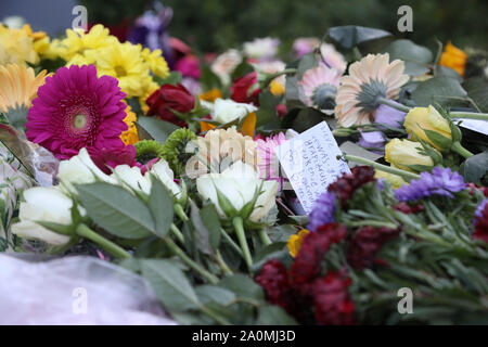 OSS, Niederlande. 20 Sep, 2019. dutchnews, Denkmal für die Opfer der Tragödie von Oss Credit: Pro Schüsse/Alamy leben Nachrichten Stockfoto