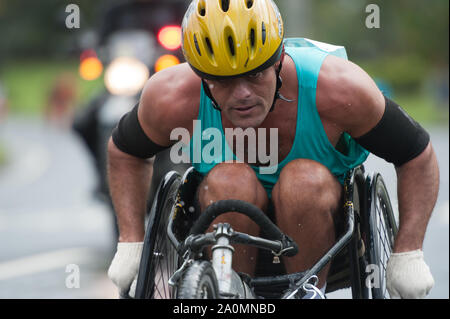 Rio de Janeiro, Brasilien - 18. August 2013: Athetes der Internationalen Halbmarathon von Rio de Janeiro Stockfoto