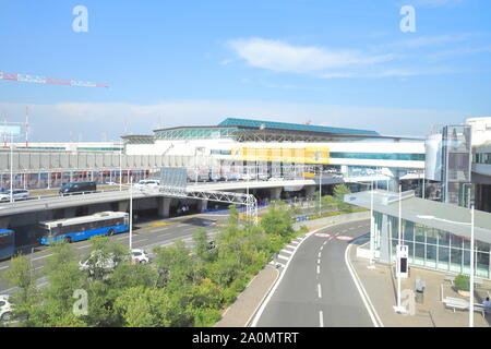 Leonardo da Vinci Fiumicino Flughafen Rom Italien Stockfoto