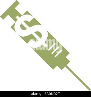 Spritze Logo und Buchstabe S Moderne Logodesigns Stock Vektor