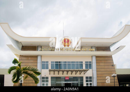 Juli 19, 2019 - Vietnam und Kambodscha: VIETNAM EINWANDERUNG an der Grenze zu Kambodscha und Vietnam. Stockfoto