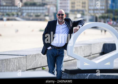 San Sebastian, Spanien. 21 Sep, 2019. Karra Elejalde besucht Fotoshooting für den Film 'Während im Krieg' an der 67th International Film Festival in San Sebastian. Credit: Julen Pascual Gonzalez/Alamy leben Nachrichten Stockfoto