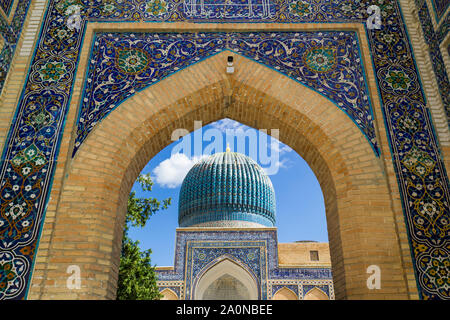 Gur-e Amir Mausoleum, Samarkand Stockfoto