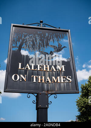 Laleham-on-Thames, Dorf, Laleham, Surrey, England, UK, GB Stockfoto