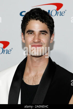 Darren Criss kommt für die iHeartRadio Musikfestival auf der T-Mobile Arena in Las Vegas, Nevada am Freitag, 20. September 2019. Foto von James Atoa/UPI Stockfoto