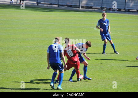 Die U19 des Karlsruher SC unterliegt dem VfB Stuttgart Sterben in der A-juniorenbundesliga Stockfoto