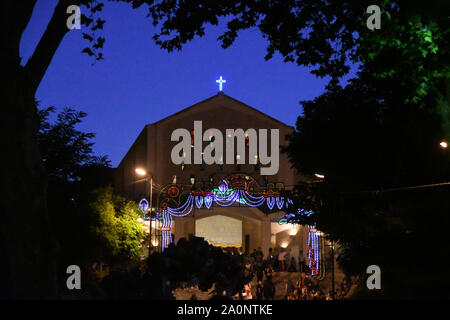 Reggio Calabria 14 Sep 2019 - Discesa, Santuario Madonna della Consolazione Eremo Credit: Giuseppe Andidero Stockfoto