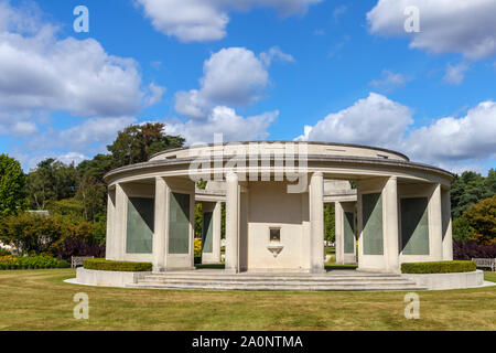 Die Brookwood 1939-1945 Memorial in der Soldatenfriedhöfe bei Brookwood Friedhof, Pirbright, Woking, Surrey, Südosten, England, Grossbritannien Stockfoto