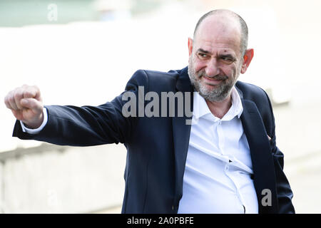 San Sebastian, Spanien. 21 Sep, 2019. Karra Elejalde besucht Fotoshooting für den Film 'Während im Krieg' an der 67th International Film Festival in San Sebastian. Credit: Julen Pascual Gonzalez/Alamy leben Nachrichten Stockfoto