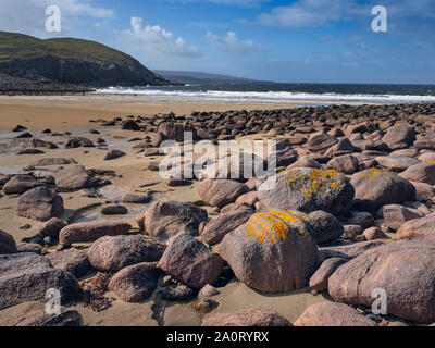 Slaggan Bay Strand am Ufer des Minch Wester Ross Schottland Stockfoto