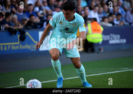 London, Großbritannien. 21 Sep, 2019. Ilias Lehrstuhl für Queens Park Rangers während der efl Sky Bet Championship Match zwischen Millwall und Queens Park Rangers an der Höhle, London, England am 21. September 2019. Foto von Tom Smeeth. Nur die redaktionelle Nutzung, eine Lizenz für die gewerbliche Nutzung erforderlich. Keine Verwendung in Wetten, Spiele oder einer einzelnen Verein/Liga/player Publikationen. Credit: UK Sport Pics Ltd/Alamy leben Nachrichten Stockfoto