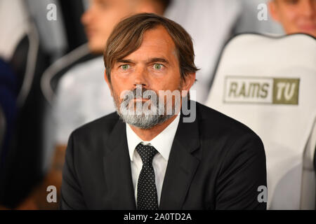 13. September 2019, Pride Park, Derby, England; Sky Bet Meisterschaft Fußball, Derby County vs Cardiff City; Phillip Cocu, Manager von Derby County Credit: Jon Hobley / Aktuelles Bilder der Englischen Football League Bilder unterliegen DataCo Lizenz Stockfoto