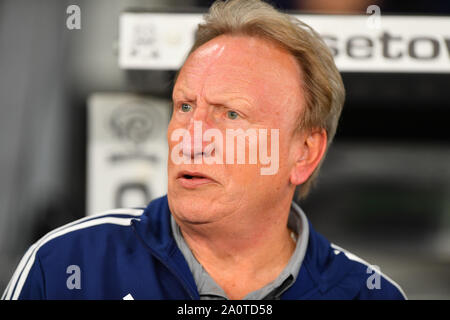 13. September 2019, Pride Park, Derby, England; Sky Bet Meisterschaft Fußball, Derby County vs Cardiff City; Manager von Cardiff City, Neil Warnock Credit: Jon Hobley / Aktuelles Bilder der Englischen Football League Bilder unterliegen DataCo Lizenz Stockfoto