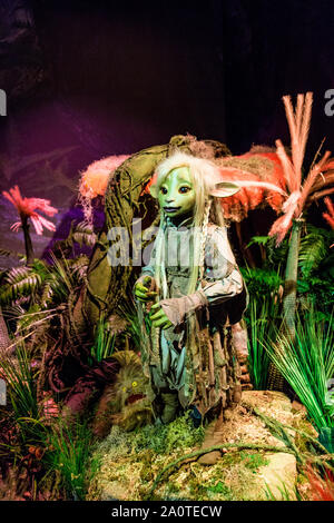 Marionette von Deet an den Dunklen Kristall: Alter der Widerstand Ausstellung am BFI Southbank, London, UK Stockfoto