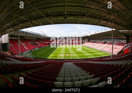 14. September 2019, Bramall Lane, Sheffield, England; Premier League Fußball, Sheffield United vs Southampton; Bramall Lane alle bereit für den Besuch von Southampton Credit: Craig Milner/News Bilder der Englischen Football League Bilder unterliegen DataCo Lizenz Stockfoto