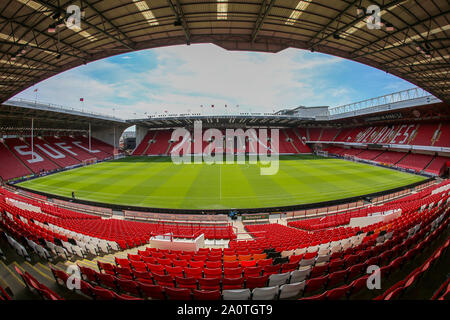 14. September 2019, Bramall Lane, Sheffield, England; Premier League Fußball, Sheffield United vs Southampton; Bramall Lane alle bereit für den Besuch von Southampton Credit: Craig Milner/News Bilder der Englischen Football League Bilder unterliegen DataCo Lizenz Stockfoto