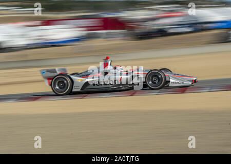 Salinas, Kalifornien, USA. 21 Sep, 2019. Mit STROM VERSORGT (12) von Toowoomba, Australien Praktiken für die Firestone Grand Prix von Monterey an Weathertech Raceway Laguna Seca in Salinas, Kalifornien. (Bild: © Walter G Arce Sr Schleifstein Medi/ASP) Stockfoto