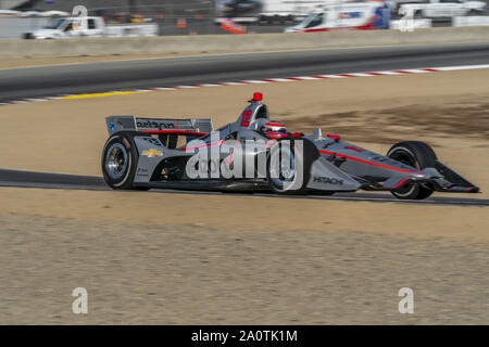 Salinas, Kalifornien, USA. 21 Sep, 2019. Mit STROM VERSORGT (12) von Toowoomba, Australien Praktiken für die Firestone Grand Prix von Monterey an Weathertech Raceway Laguna Seca in Salinas, Kalifornien. (Bild: © Walter G Arce Sr Schleifstein Medi/ASP) Stockfoto