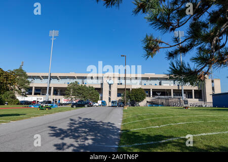 Buffalo, NY - USA/September 20, 2019: Universität am Büffel Stadion für den Fußball Stockfoto