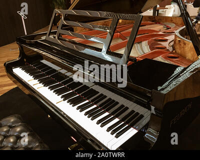 Aufrechte klassisches Klavier. Stockfoto