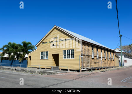 Historische australischen Ureinwohner Hall Gebäude, 1893 erbaut, Charters Towers in Queensland, Queensland, Australien Stockfoto