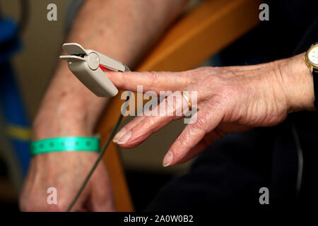 Allgemeine Ansichten von Krankenhauspersonal über ihre Arbeit im Royal Sussex County Hospital in Brighton, East Sussex, UK. Stockfoto