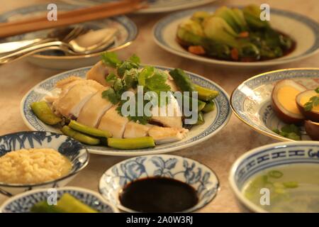 Hainanese Chicken Stockfoto