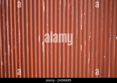 Alte Welle Blech wand Textur Hintergrund Stockfoto
