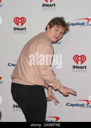 LAS VEGAS, NV - 21. SEPTEMBER: Lewis Capaldi besucht die iHeartRadio Music Festival bei der T-Mobile Arena am 21. September 2019 in Las Vegas, Nevada. Foto: imageSPACE/MediaPunch Stockfoto