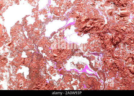 Fantastische Muster der Farben und Lacke Stockfoto