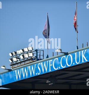 21. September 2019, Hillsborough, Sheffield, England; Sky Bet Meisterschaft, Sheffield Mittwoch vs Fulham: Credit: Dean Williams/News Bilder, Boden allgemeine erschossen. Englische Fußball-Liga Bilder unterliegen dem DataCo Lizenz Stockfoto