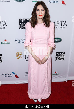 BEVERLY HILLS, LOS ANGELES, Kalifornien, USA - 21. SEPTEMBER: Carice Van Houten kommt an der BAFTA-Los Angeles + BBC America TV Tea Party 2019 Im Beverly Hilton Hotel am 21. September stattfand, 2019 in Beverly Hills, Los Angeles, Kalifornien, Vereinigte Staaten. (Foto von Xavier Collin/Image Press Agency) Stockfoto