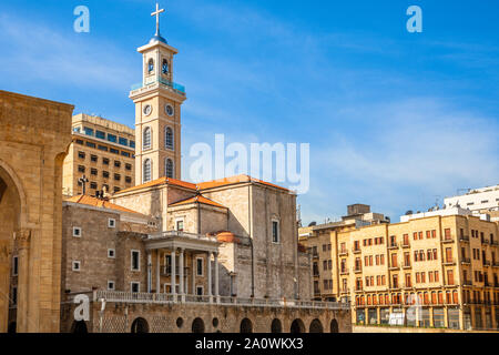 Saint Georges maronitische Kathedrale im Zentrum von Beirut, Libanon Stockfoto