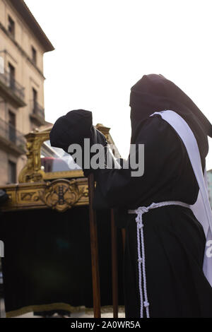 Prozession. Heilige Woche. Asturien. Stockfoto