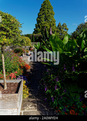 Botanische Gärten, Dyffryn Gardens, St Nicholas, Wales, Großbritannien Stockfoto