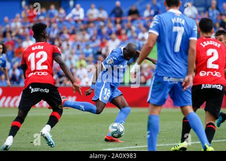 Madrid, Spanien. 22 Sep, 2019. Während NYOM MACTH GETAFE GEGEN MALLORCA ALFONSO PEREZ Kolosseum. Sonntag, 22 September 2019 Quelle: CORDON PRESSE/Alamy leben Nachrichten Stockfoto