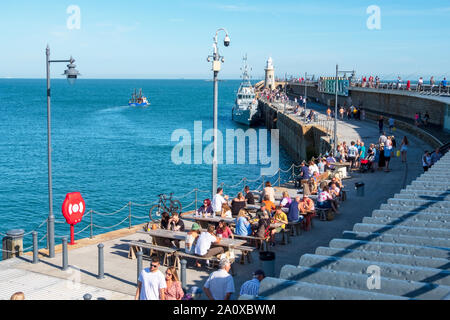 Hafen von Folkestone. Kent, Großbritannien Stockfoto