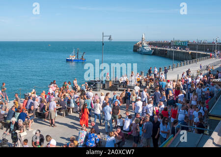 Folkestone Harbour, Kent, UK Stockfoto