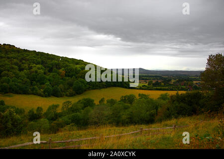 In Richtung Devil's Dyke Brighton Stockfoto